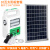 太阳能电池板发电小型照明灯蓄电光伏设备机充电电瓶 401标配 锂电池 +20瓦太阳