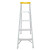 兴航发 XHF-LDCR1.2 铝合金单侧人字梯1.2米含顶4步折叠梯带工具盒工程梯