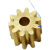 金属齿轮铜齿8至12齿2毫米轴紧凑型遥控车电机马达玩具小齿轮 9铜齿（1个）