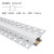 铝合金客厅线型铝槽LED无主灯线条线性灯 MCQLT51-白色盖-2m(配10W 300 MCQLT55黑色钻石盖1m配10W300 其它其它