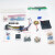 宇檬哲入门级面包板电子制作+555集成电路130例实验套件电子DIY散件 仅元件和工具 65条捆装线