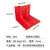 挡水板 L型红色地下室可移动防洪挡板活动式塑料挡板车库商场仓库地铁防洪水必备 52.8cm高（4.1kg）