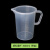 HKNA量杯带刻度量筒奶茶店用具工具塑料计量杯1000ml5000毫升 3000ml带盖