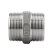 贝傅特 水管接头 304/201/316L不锈钢六角对丝外丝精铸外丝水暖配件无缝 DN15