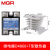 单相固态继电器220V SSR MGR-1 D4860 60A直流控交流DC-AC 继电器+散热器T型白色
