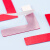 海斯迪克 警示6S四角定位贴 桌面定位定置标签标识 5S管理定位贴纸4*1cm 红色L型 80个 HKCX-159