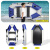 JIAOMEI加厚橡皮艇充气船皮划艇钓鱼船冲锋舟硬底折叠专用路亚气垫船 1.75米标准款(1-2人)条板底 送救