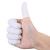 趣行 乳胶手指套 加厚耐磨防滑劳保指尖套点钞套电子厂工厂 保护指套 白色约850个装均码