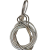 起重吊索具/钢丝绳成套吊具/环头绳/手编钢丝绳吊具12MM1米-10米 12mm*1.5米
