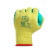 星工（XINGGONG）浸胶手套 防滑耐磨掌胶棉纱线半胶劳保手套 12付XGS-J1