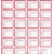 适用图书分类标签河北省中小学图书标签彩色书标图书馆色标图 B类(一张32贴
