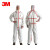 3M 4545防护服防尘防液体喷溅工业实验室液体喷涂农药白色带帽连体服 10件套 4565带胶条防护服 10件套 XXL码