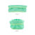 德威狮日本重松防尘口罩配件夏季峑棉防汗套透气可水洗U2K面具防过敏 绿色大套2只小套1只 均码