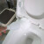 海斯迪克 HKZL-16 洗马桶刷子 挤水棉刷 卫生间坐便软毛清洁刷厕所刷 10把