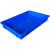 胶盘长方形塑料周转箱方盘浅盘盒子托盘鸽子洗澡盆养殖收纳盘加厚 5号塑料盘蓝色(610x410x95mm)