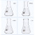 蜀牛玻璃三角烧瓶（小口）高硼硅锥形瓶50/00/50/200/250/300/500ml/100 三角烧瓶刷100ML