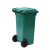 垃圾桶大号带盖商用户外厨房大容量室外分类环卫120升圾圾桶7天发货 灰色 50*47*93(cm)