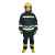 meikang 消防服 3C认证消防员演习应急救援服14式五件套装 175A 43码鞋 1套