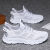 回力瑞新款休闲网面男士运动防臭透气轻便飞织运动鞋夏季跑步潮鞋男鞋 白色WW993 39