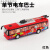 芮帕城市公共汽车双层巴士玩具车 仿真合金回力车模型 儿童大巴车男孩 蓝色单层巴士水上乐园 CS0303