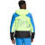 北面（The North Face）男士户外拼色时尚外套 Trailwear Wind Whistle 防风保暖休闲夹克 LED Yellow/Super Sonic Bl S