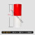 警示桩反光膜交通防撞柱反光贴纸PET电线杆安全隔离标识膜 反光红白40cm高一红一白 一米价格10米以上联系客服