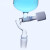 活塞加液漏斗具真空阀双四氟定制高硼硅玻璃加液漏斗实验室标准磨 500ml/24*2