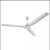 百思罗尼 吊扇直叶吸顶扇电风扇楼顶扇工业扇 56寸1.4米强风款 优质电机