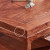 屿墨 红木家具非洲花梨（学名：刺猬紫檀）办公桌 中式实木书桌椅 1.8M办公桌+大官帽椅