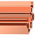德辉T2紫铜管 红铜直管 硬态铜管 空心空调圆管 2/3/4/5/6/7/8/9/10mm 外径8*壁厚1*半米