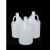 3.8升5升小口塑料圆瓶1加仑桶3.8L5公斤乳白圆桶带盖油水沐浴液瓶 3.8升半透加仑桶