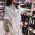NENW香港潮牌 白色衬衫连衣裙女夏季新款韩国复古气质收腰宽松短袖 L 106-125斤