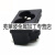 AC电源插座多国认证DB-14-S梅花三芯C6公座带螺纹卡式 高质量 黑色DB14S1P15P7