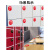 定制亚克力数字号码牌序号牌机台机器储物柜编号贴圆形数字牌更衣 红色01-20 8x8cm