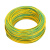 铸固 黄绿双色接地线BVR 多股软铜线阻燃装修光伏板接地电线 软线1.5平方100米长