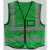环卫反光衣施工车用年检反光马甲绿化园林清洁工反光背心印字 燕尾马甲(绿色)