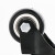 冰禹 BYA-44 黑色轻音耐磨脚轮 工业金钻轮PVC双轴承滑轮家具平板轮子 2.5寸万向轮