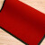 麦锐欧 PVC复合底双条纹地毯 走道门口迎宾地毯 2.3mX1.6m 红色 单位：块 定制款不可退换