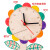 玉扬儿童diy手工钟表模型时钟拼装教具制作材料包幼儿园科技实验玩具 [机器人1号+2号]diy时钟材料包