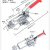 304不锈钢夹具 夹持工具锁扣 锁夹 搭扣箱扣 快速压紧器 门栓夹钳 4003-304不锈钢带锁孔