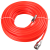 高压气管带快速接头空压机气泵PU气管5*8mm高压软管风管气动直管 EVA 8*5 20米红直管 送
