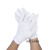 工业白手套作业手套加厚棉文玩礼仪棉手套工作劳保白色手套起订量 中厚款/L