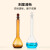 玻璃容量瓶棕色透明A级10251002505001000ml毫升定容瓶实验室器材 湘玻50mL棕色 1个 A级可过