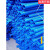 吹膜机专用风管螺旋式抗压蓝色波纹软管伸缩耐高温通风管 内径80mm 3米长