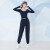 范斯蒂克（vansydical）运动套装女训练跑步服显瘦健身衣透气女瑜伽服 黑色两件套 TC15770 M（建议95-105斤）