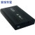 移动硬盘盒3.5英寸固态硬盘3.0 SATA读取盒子台式外置机械外接盒 USB3.0黑色带type-c转接头