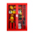 微型消防站消防柜消防箱器材全套工具柜灭火器箱子工地应急物资柜 二人高配套餐(含柜1.6*1.2m)
