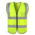 反光背心马甲透气反光衣外套环卫施工人建筑劳务驾驶员荧光安全服 黄布灰条
