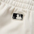 美职棒（MLB）儿童官网 男女童经典队标针织裤舒适长裤23秋季新款 7APTJ0234 波士顿队/奶油色 130
