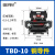 接线端子TBD-10A 20A 30A接线排双层端子排卡导轨式两层铜件铁件 铁件 TBD-30A100片